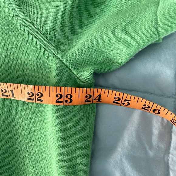 Liz Baker Woman Green 2X Short Sleeved Sweater - Picture 6 of 7